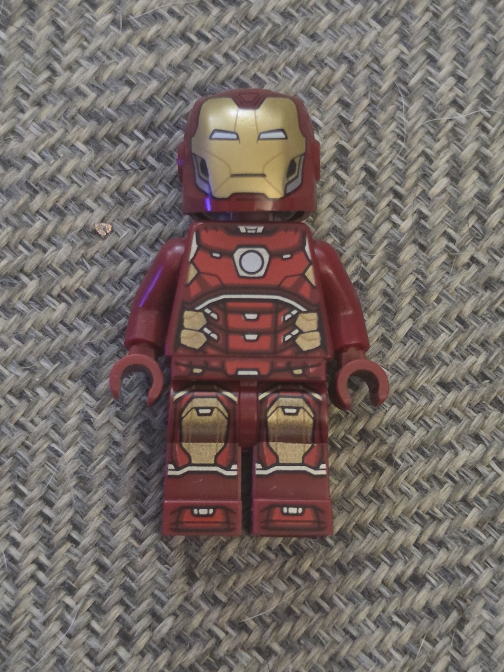 Lego Iron Man Minifigure - Red and Gold